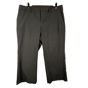 Gap Favorite Trouser Capri 14 Black Stretch Straight‎ Leg Pants Minimalist